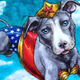 Illustration for article titled Artist draws superpowered canines on her sons lunch napkins